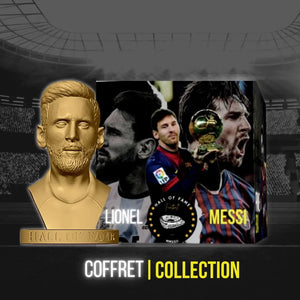 Ouvrir l&#39;image dans le diaporama, Décoration de collection Statue de Messi Œuvre d&#39;art sportive Cadeau pour les fans de Messi Figurine de Messi
